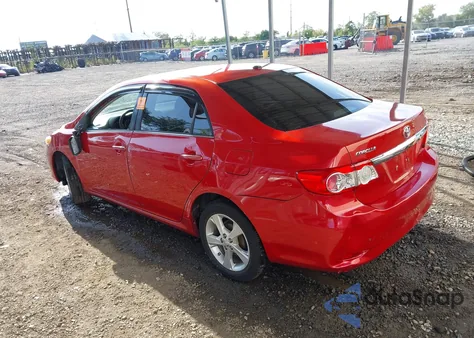 2013 Toyota Corolla Le из США, поврежденный, VIN 2T1BU4EE4DC011085